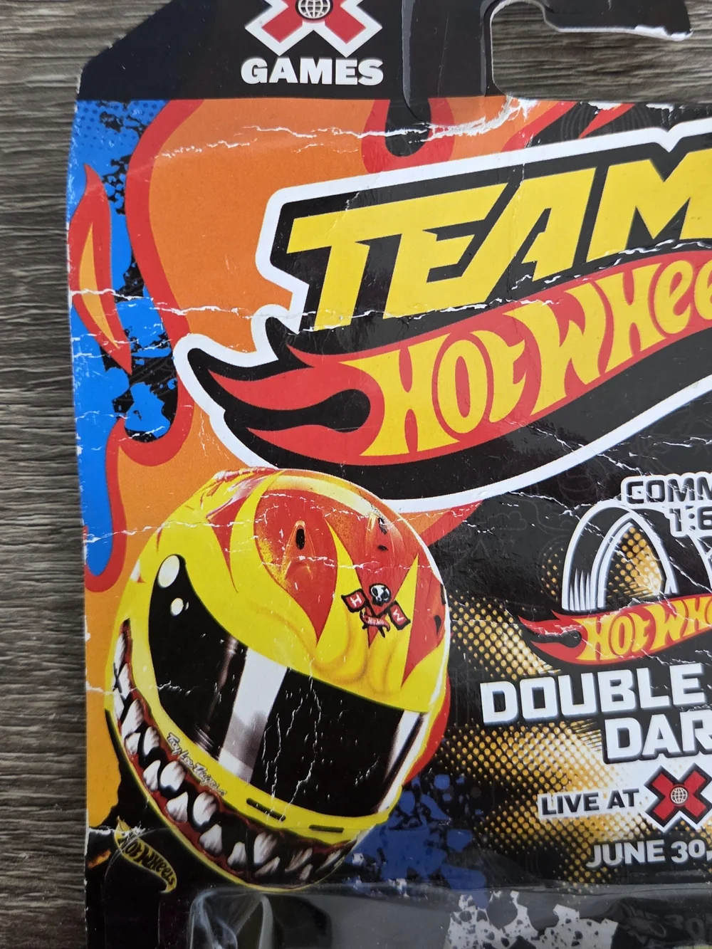 Team HOT WHEELS Rare Big Machine Rec 2012 Double Loop Dare Commemorative Car SEE
